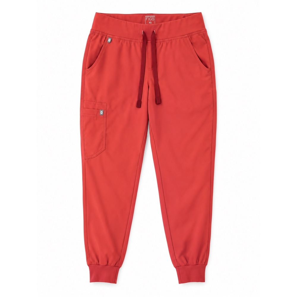 FIGS Technical Collection Coral Jogger Scrub Pants Womens XS Drawstring Cargo